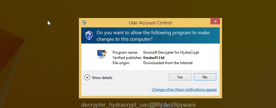 decrypter_hydracrypt uac