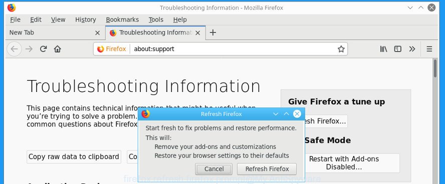 firefox refresh firefox prompt