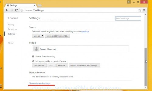 How to reset Google Chrome settings to default