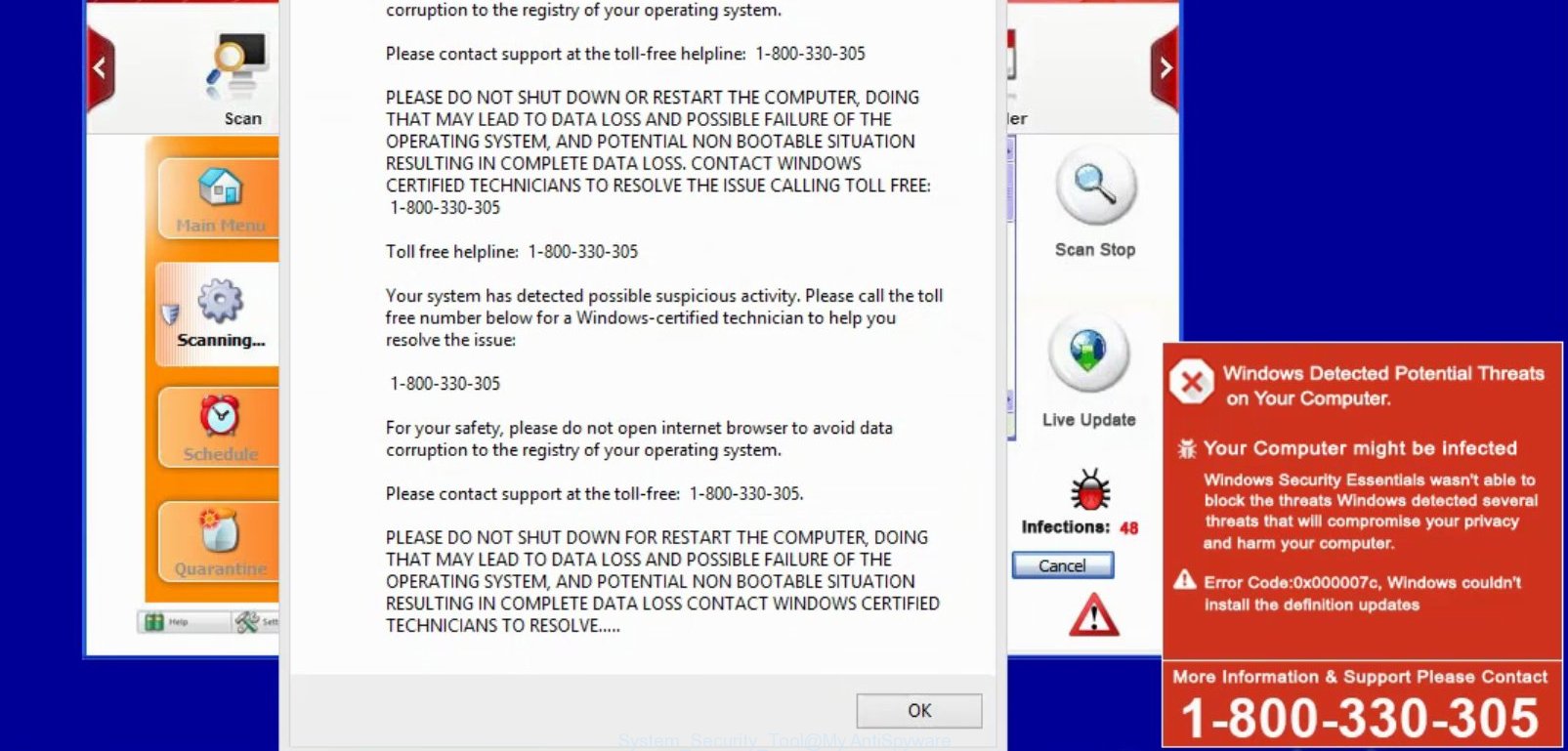 instrucciones de eliminación de spyware de la utilidad del sistema