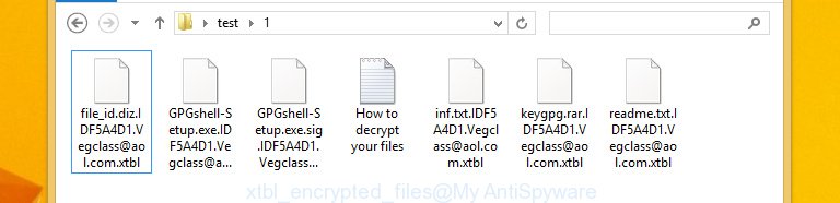 XTBL virus encrypted files