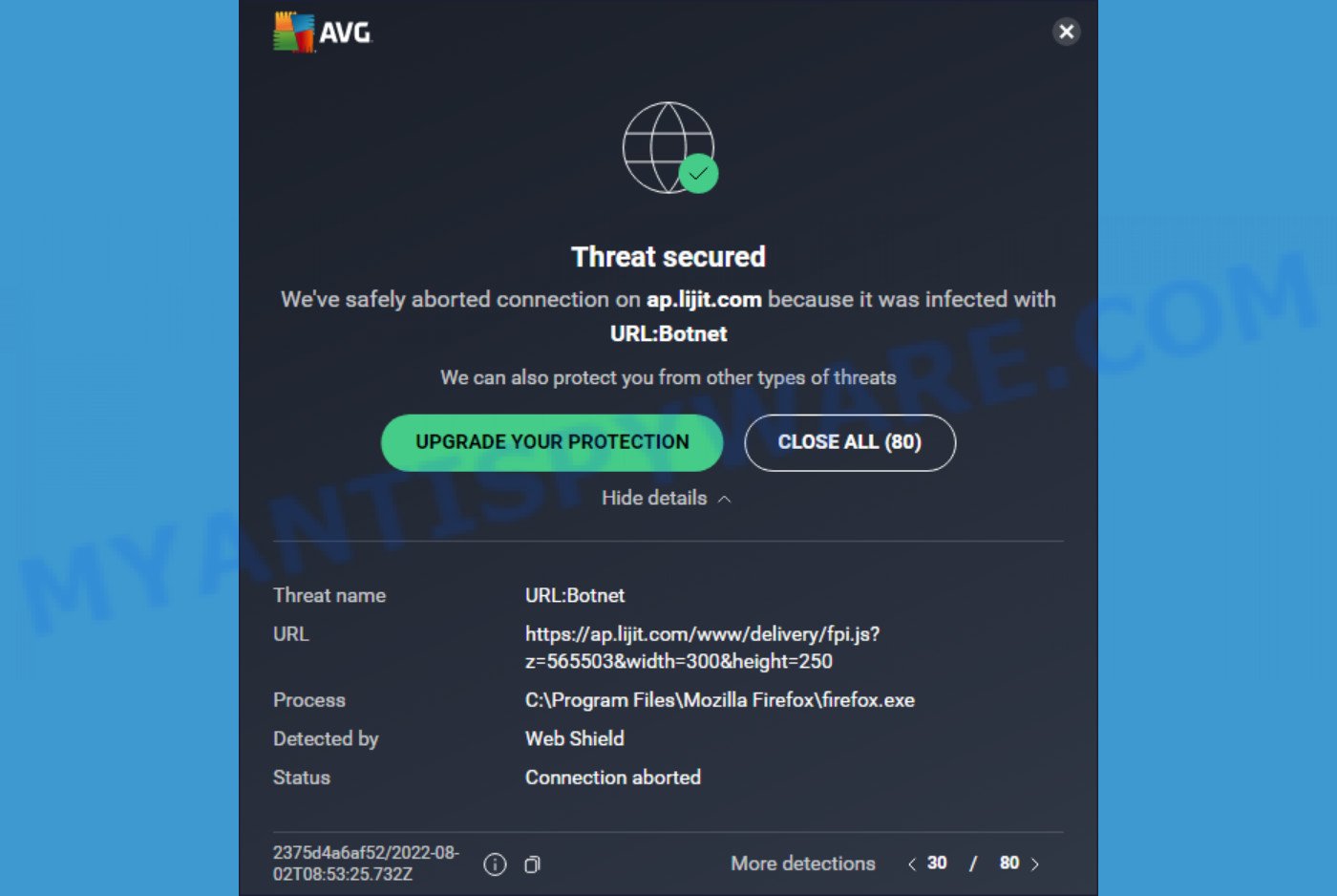 Ap.lijit.com AVG-Avira detections