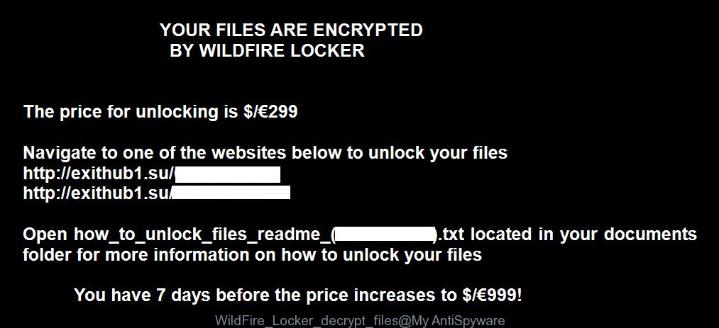 WildFire Locker, Decrypt files