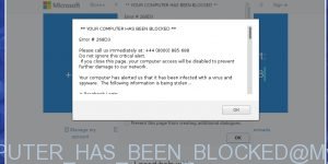 YOUR COMPUTER HAS BEEN BLOCKED