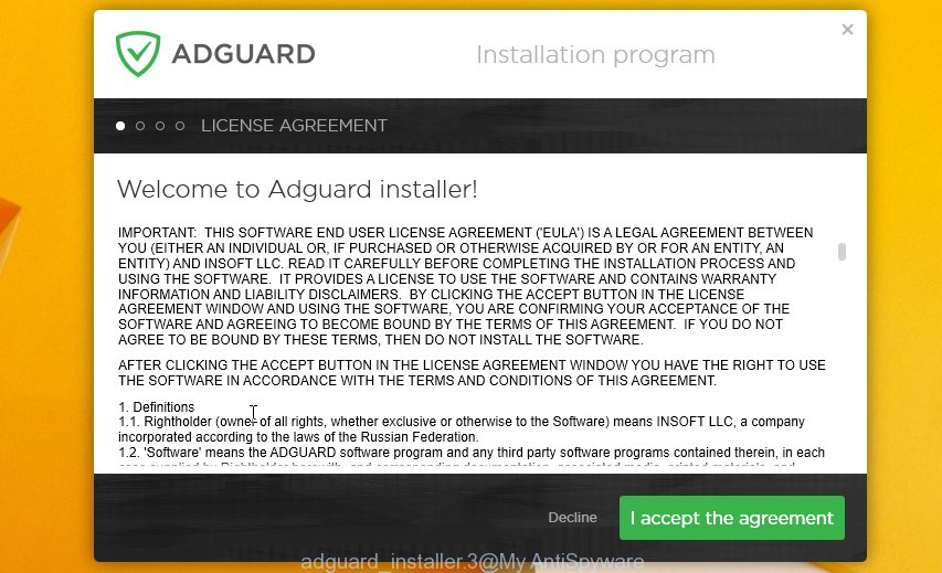 adguard ad-blocker telepítő