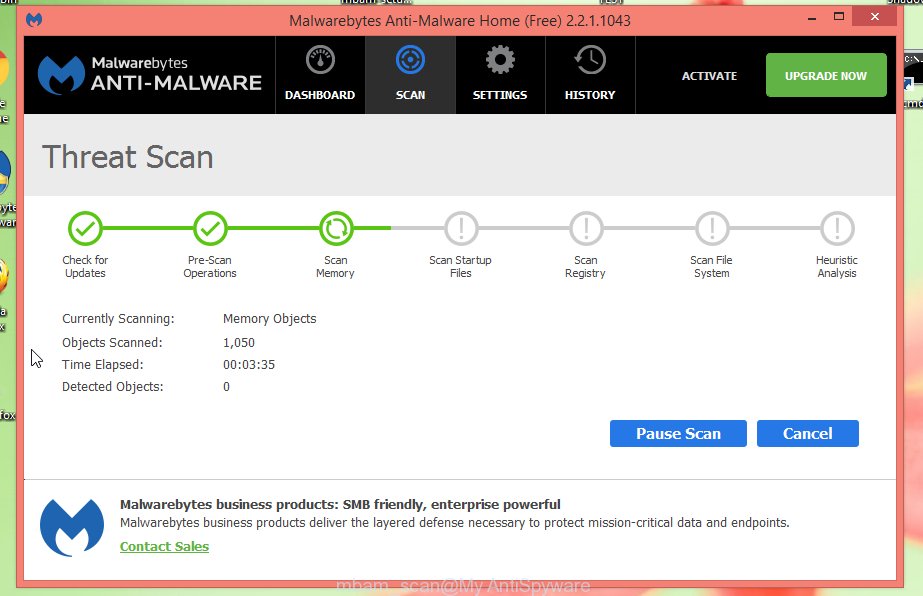 malwarebytes scanning for adware