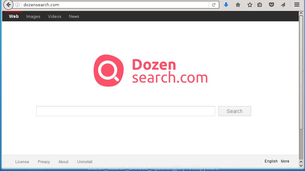 dozen search browse hijacker