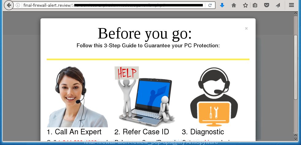 final-firewall-alert-review pop-up