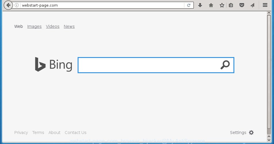 webstart-page-com browser hijacker