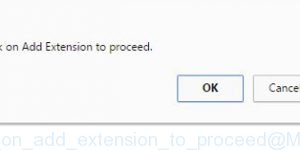 please click on add extension to proceed