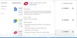 Search Extension by Ask