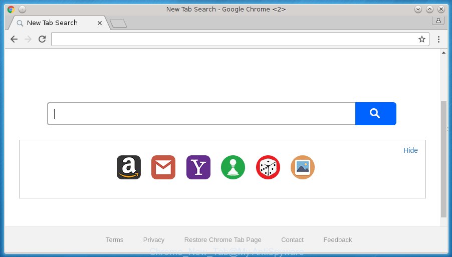 Chrome New Tab page