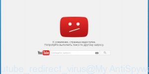 Youtube redirect virus