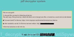 jaff decryptor system