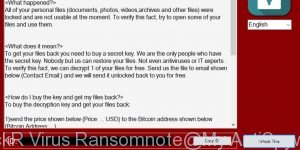 BrickR Virus Ransomnote