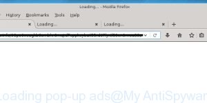 Loading pop-up ads