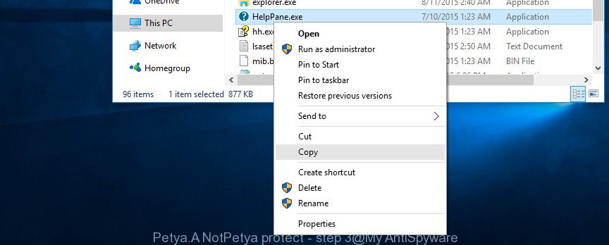 Petya.A NotPetya protect - step 3