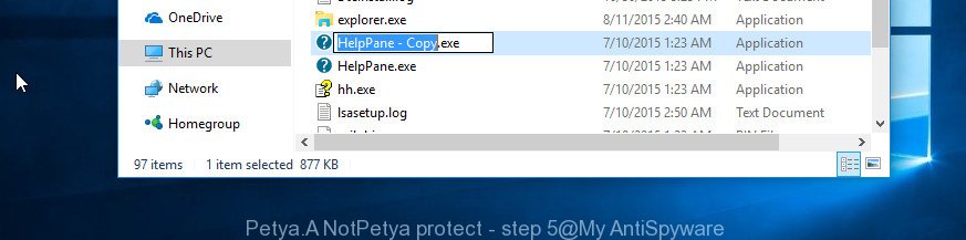 Petya.A NotPetya protect - step 5