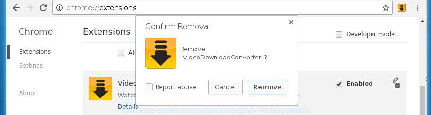 remove chrome extensions