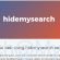hidemysearch