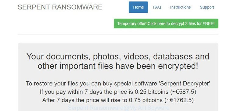 Serpent Ransomware