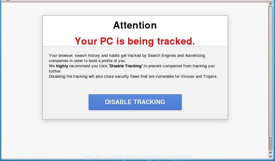Your PC is being tracked