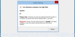 Your Windows computer is at High Risk