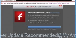 Flash Player Update Recommended