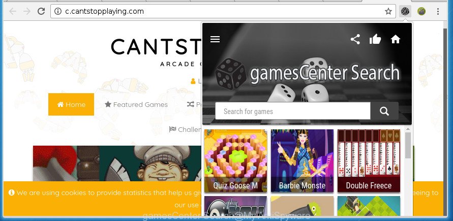 gamesCenter Search