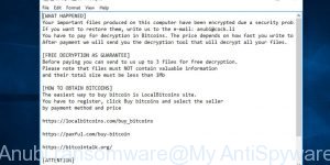 Anubi ransomware