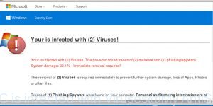 Your PC is infected with Viruses