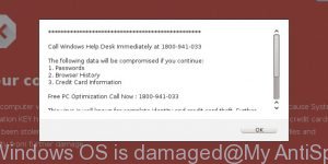Your Windows OS is damaged