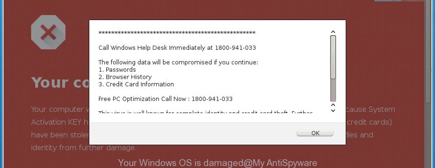 Your Windows OS is damaged