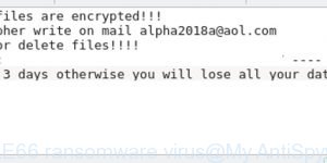 MOLE66 ransomware virus