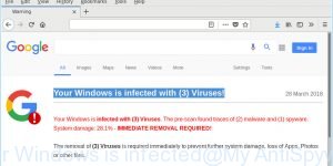 Your Windows is infected