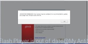 Adobe Flash Player is out of date