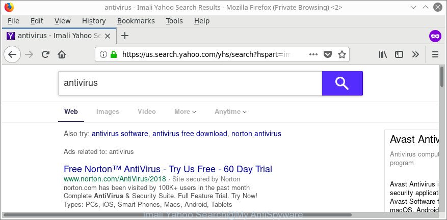 Imali Yahoo Search
