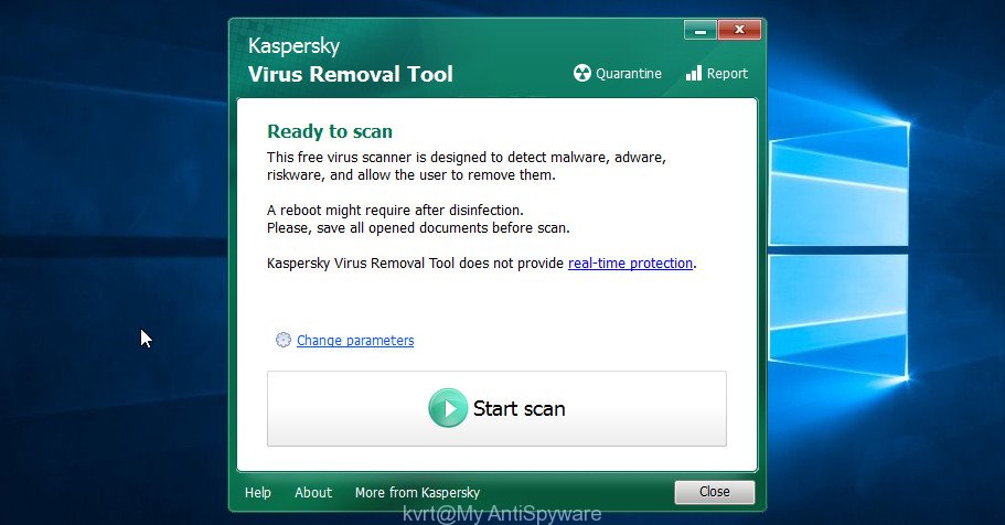 Kaspersky virus removal tool