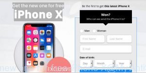 Get the new one for free iPhone X