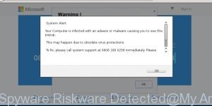 Malicious Spyware/Riskware Detected