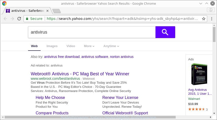 Saferbrowser Yahoo Search