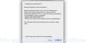 Safety.apple.com scam