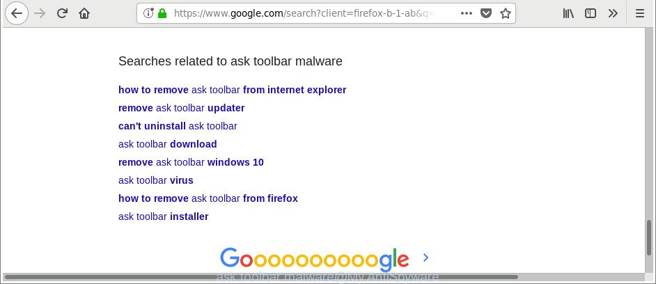 ask toolbar malware