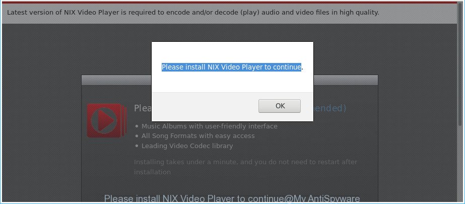 Please install NIX Video Player to continue