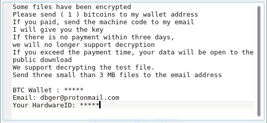 dbger ransomware