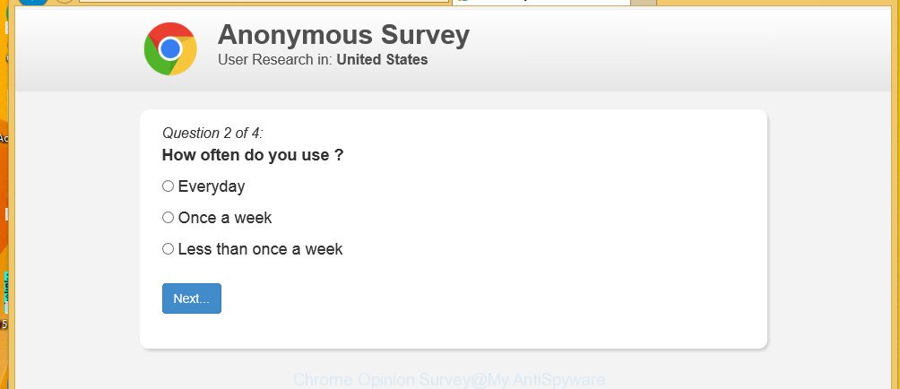 Chrome Opinion Survey