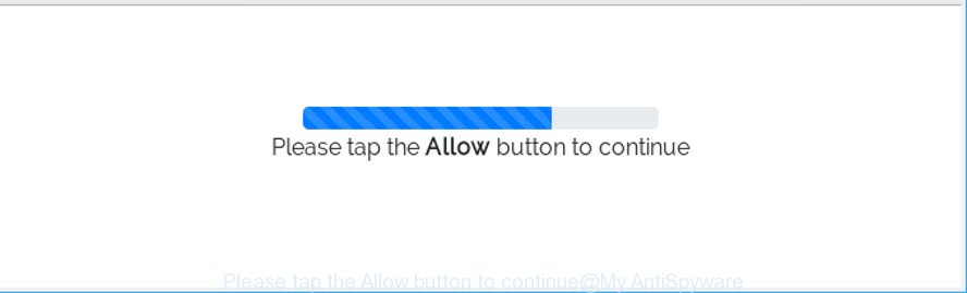 Please tap the Allow button to continue