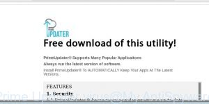 Prime Updater virus