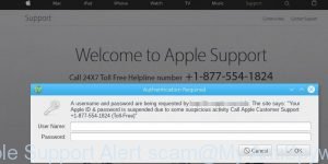 Apple Support Alert scam