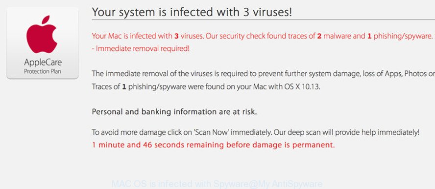 MAC OS is infected with Spyware
